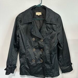 Merona Women's Charcoal Double-Breasted Pea Coat